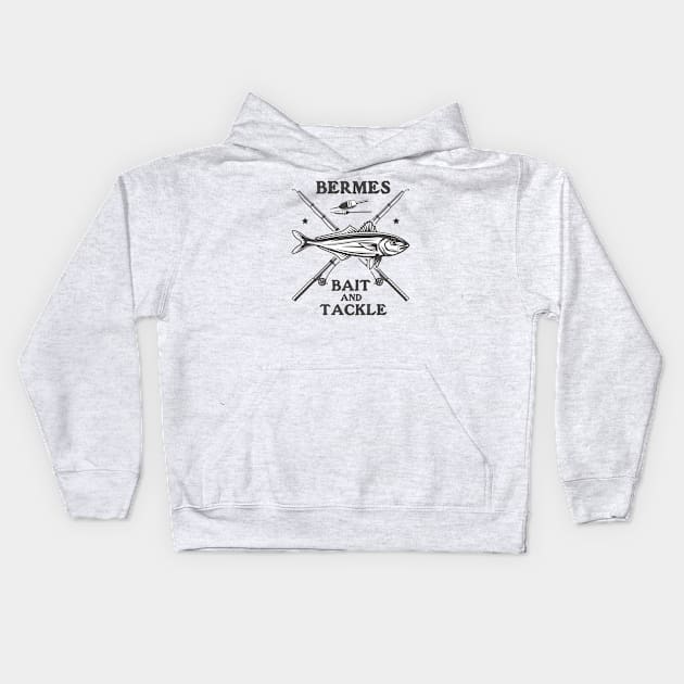 Bermes Bait & Tackle #2 Kids Hoodie by Glimpse of Gold